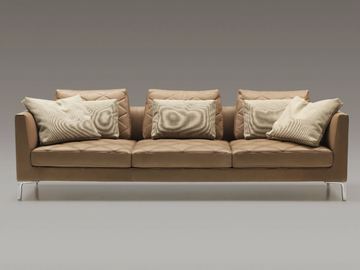 DS-48 - 3 seater leather sofa by de Sede - view 3